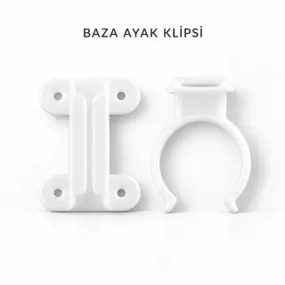 Baza Ayak Klipsi Beyaz — Ürünler — EMKA Ayak