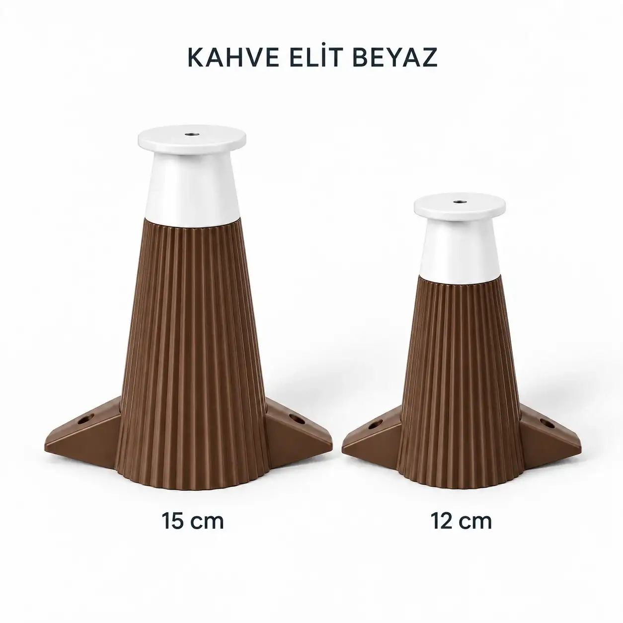 Kahve Elit Siyah Mobilya Ayağı — Ürünler — EMKA Ayak