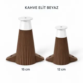 Kahve Elit Siyah Mobilya Ayağı — Ürünler — EMKA Ayak