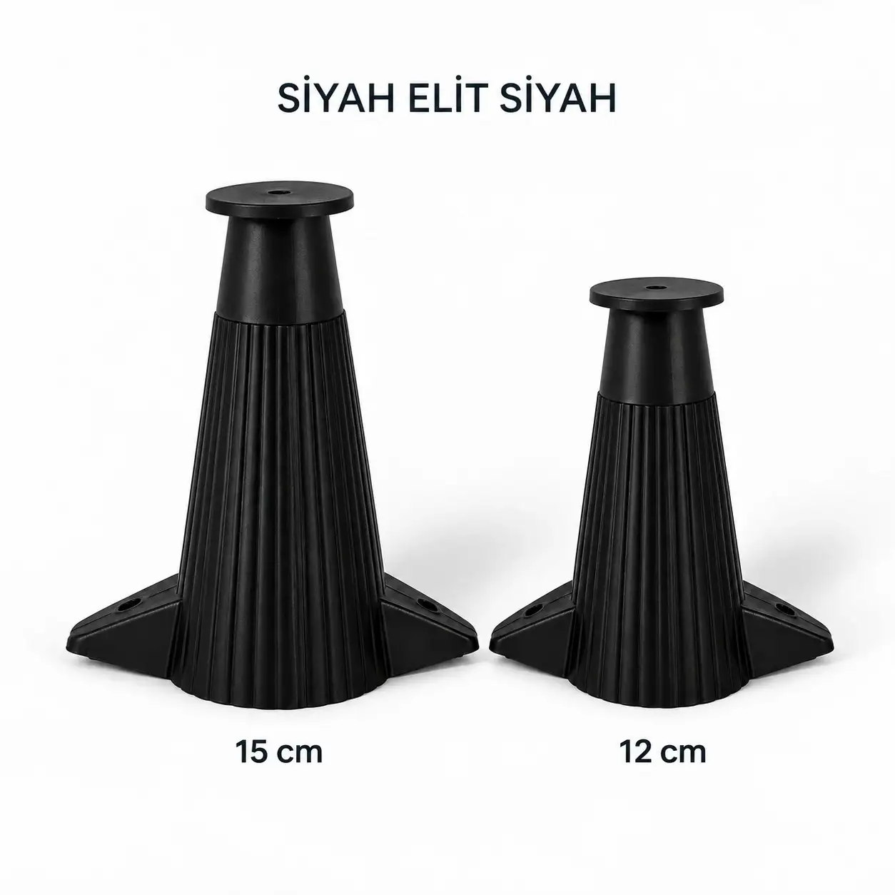 Siyah Elit Siyah Mobilya Ayağı — Ürünler — EMKA Ayak