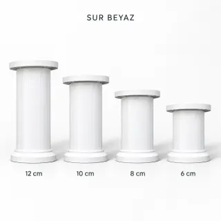 Sur Beyaz Mobilya Ayağı — Ürünler — EMKA Ayak