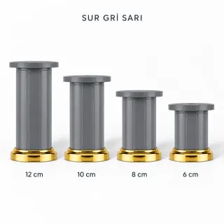 Sur Gri Sarı Mobilya Ayağı — Ürünler — EMKA Ayak