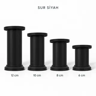 Sur Siyah Mobilya Ayağı — Ürünler — EMKA Ayak